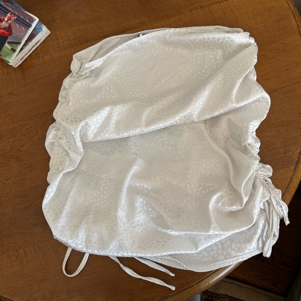 shein white skirt